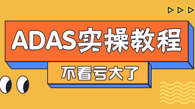 一看就会！ADAS功能使用教程